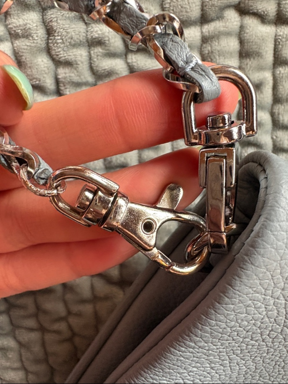 Zadig & Voltaire - Rock Crossbody - Leather - Blue - Picture 8 of 12
